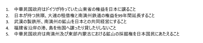 ２１か条の要求